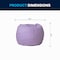 Flash Furniture Bean Bag Chair, 30 in W 30" L 18" H DG-BEAN-SMALL-DOT-PUR-GG - alternate 8